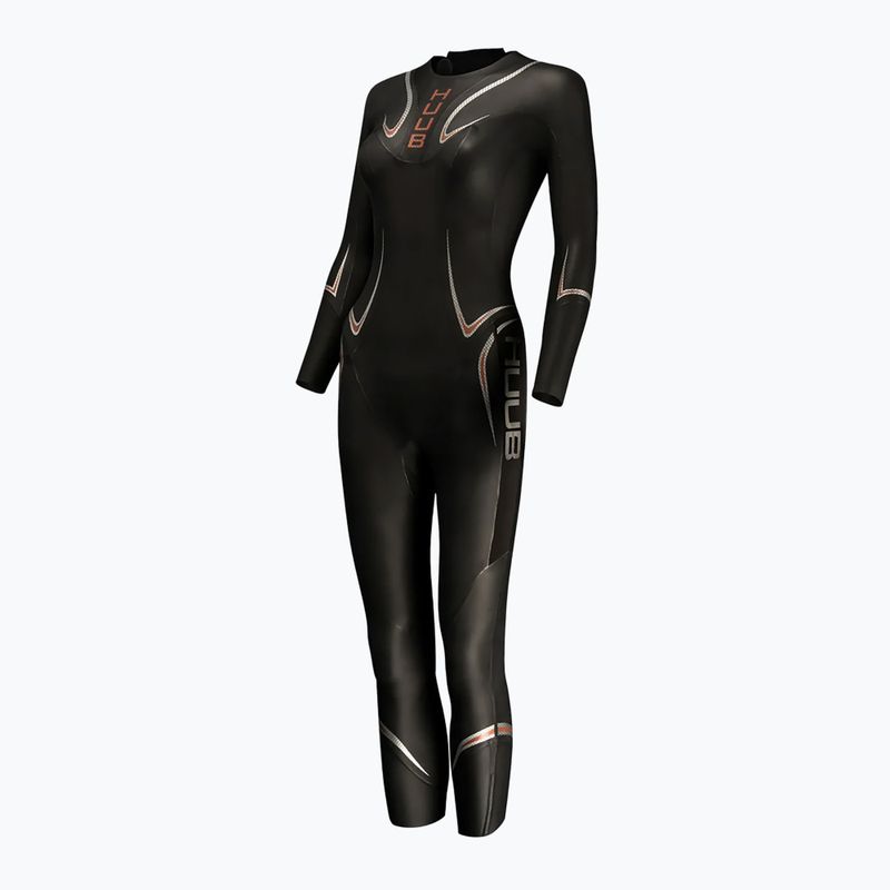 Schiuma da triathlon donna HUUB TC Performance 3:5 nero/oro 3