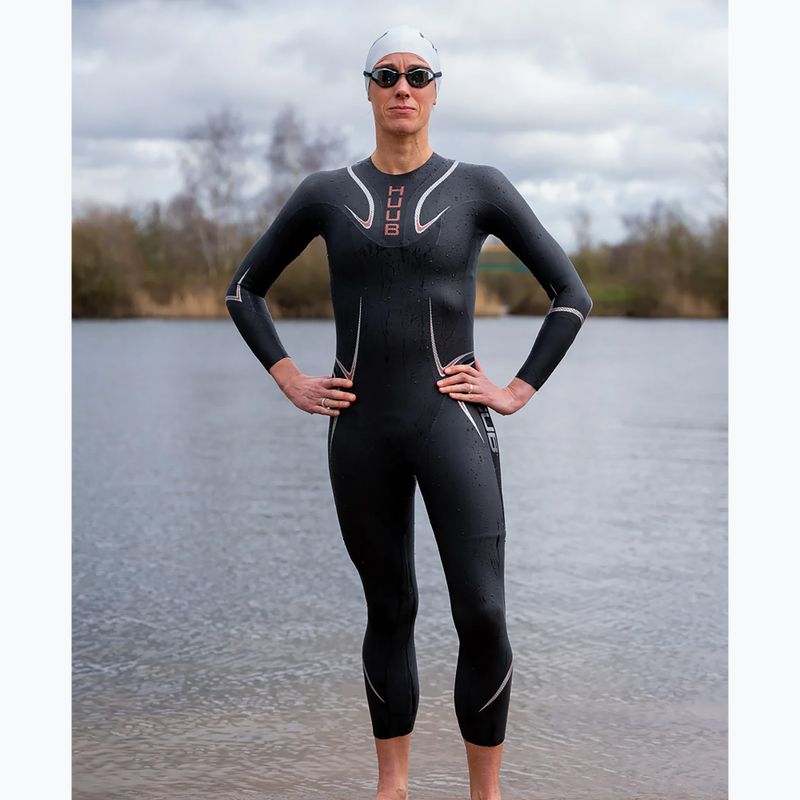 Schiuma da triathlon donna HUUB TC Performance 3:5 nero/oro 4
