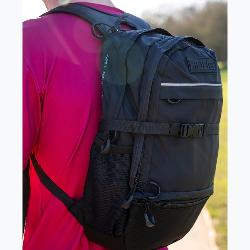 HUUB Zaino da corsa 12 l nero 6
