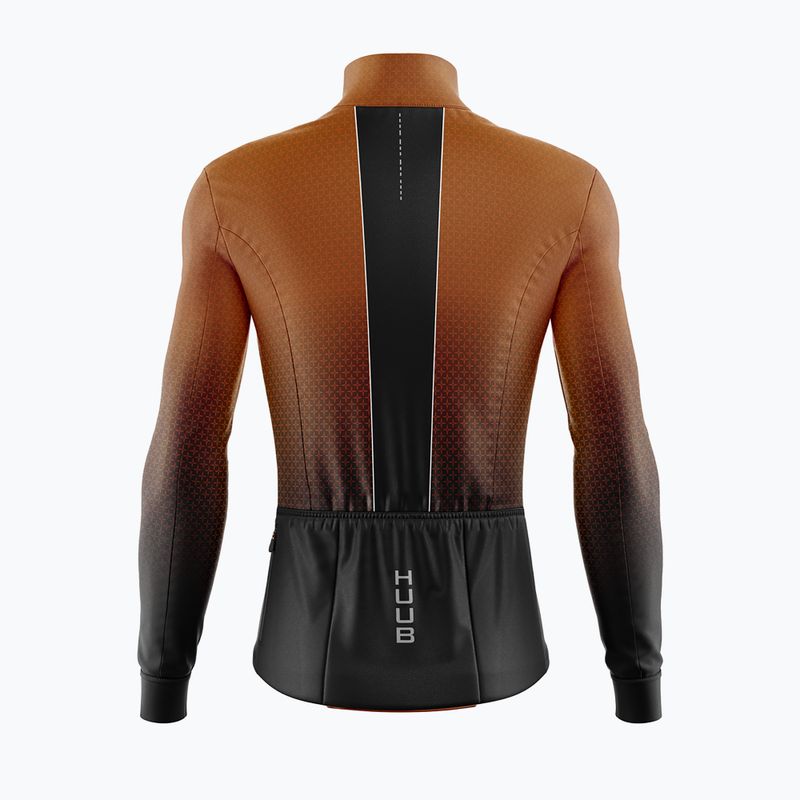 HUUB Core 4 Thermal LS rame marrone manica lunga da ciclismo da uomo 2
