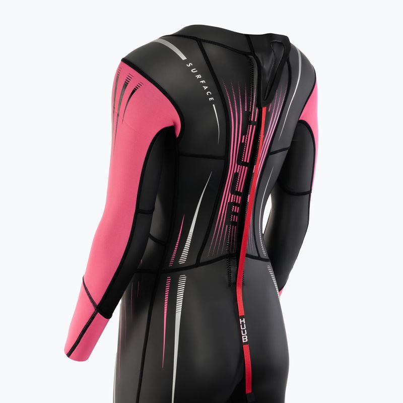 Swim Foam HUUB Surface 3.3 rosa fluo da donna 4