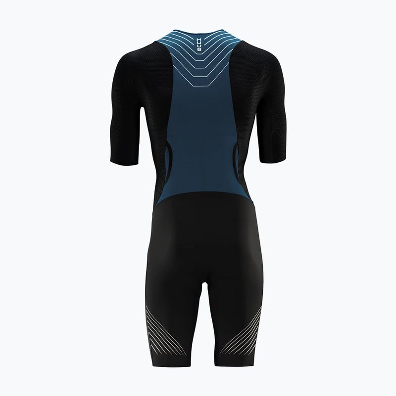 HUUB Uomo Pinnacle Tri Suit blu acciaio 2