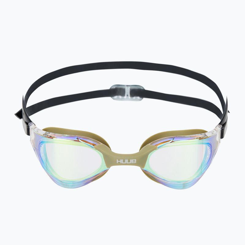 Occhiali da nuoto HUUB Thomas Lurz salvia/oro chiaro a specchio 2
