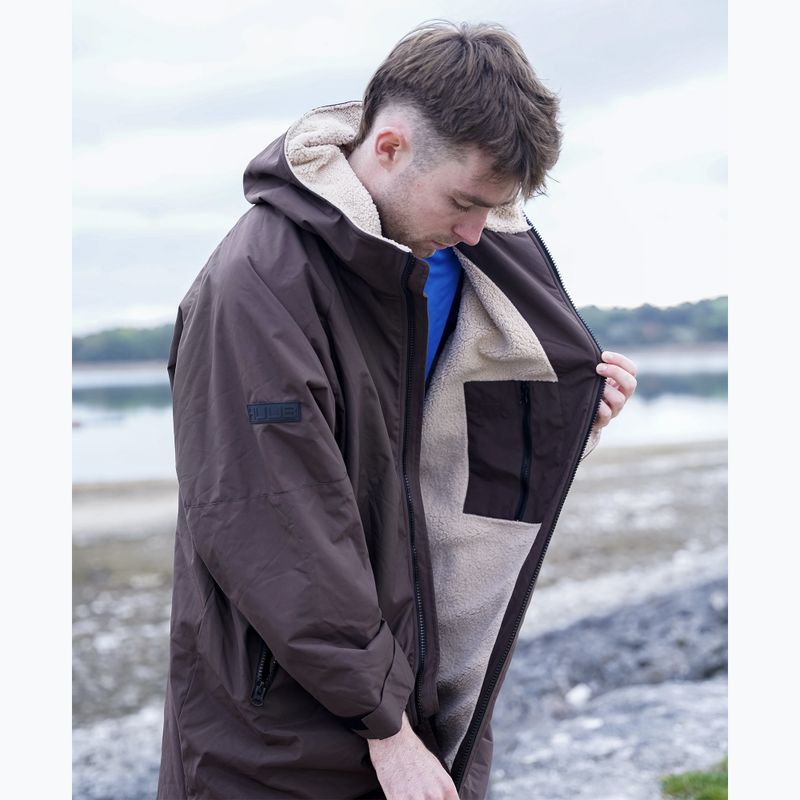 Cappotto HUUB Changing Robe chocolate/oatmeal 5