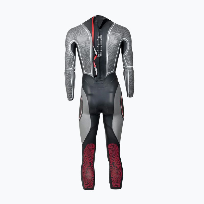 Muta da triathlon uomo HUUB SUB7 3:5 black/grey 2