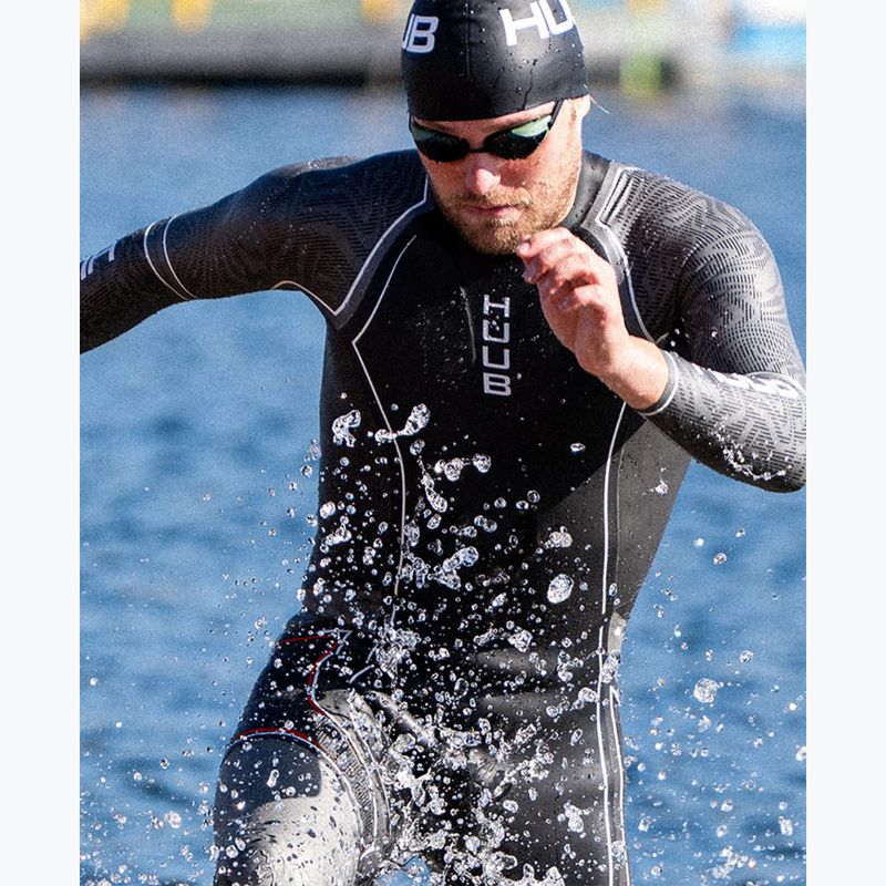 Muta da triathlon uomo HUUB SUB7 3:5 black/grey 5