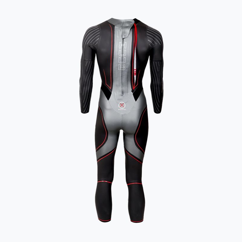 Muta da triathlon uomo HUUB Aegis XV 3:5 black/silver 2