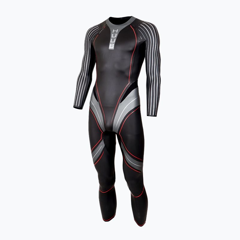 Muta da triathlon uomo HUUB Aegis XV 3:5 black/red 2