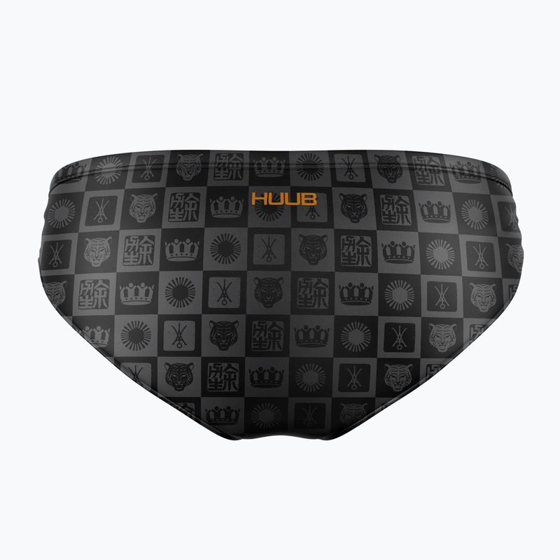 Slip da nuoto uomo HUUB Brief Yee black/orange 2