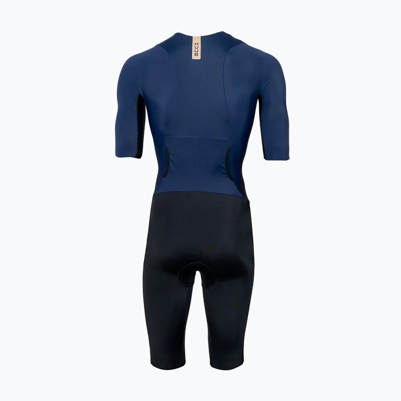 Tuta da triathlon uomo HUUB Collective Trisuit navy/black 2