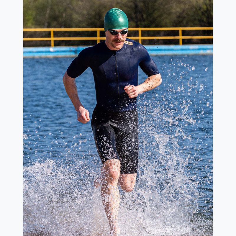 Tuta da triathlon uomo HUUB Collective Trisuit navy/black 4