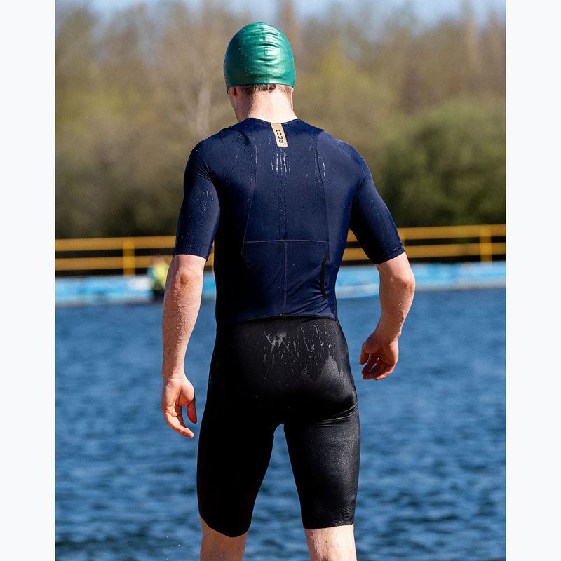 Tuta da triathlon uomo HUUB Collective Trisuit navy/black 5