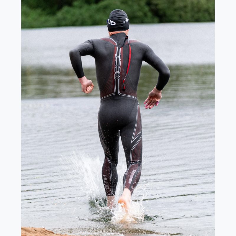 Muta da triathlon uomo HUUB Aerious III 3:5 black/red 5
