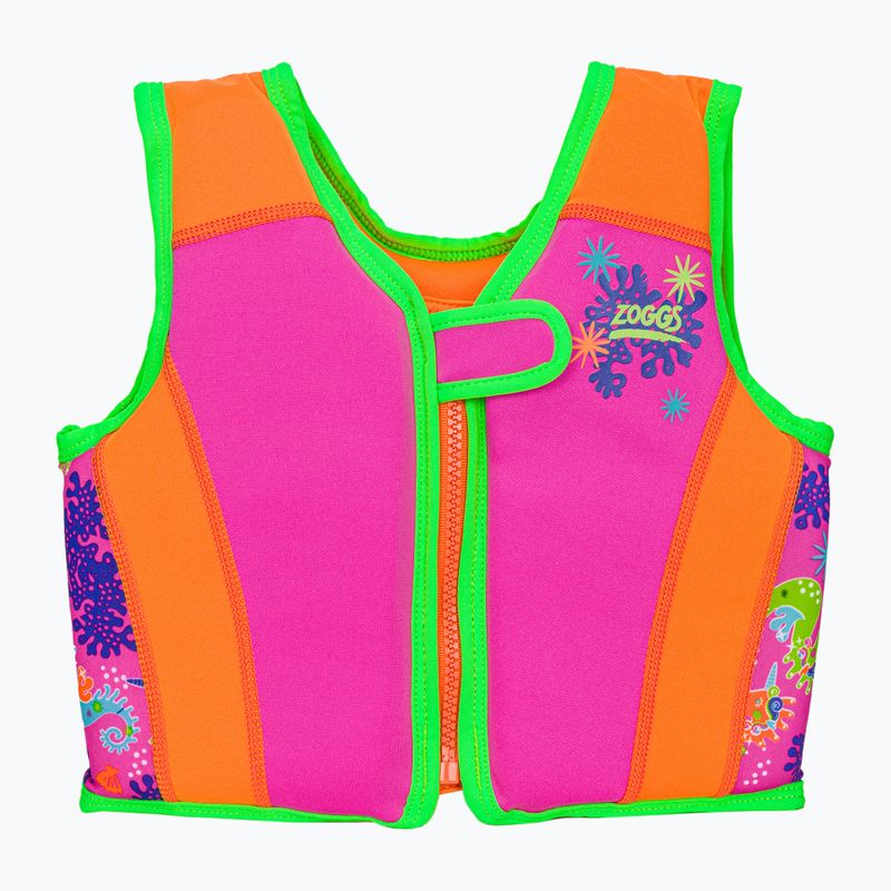Gilet da bagno per bambini Zoggs Sea Unicorn Swimsure rosa