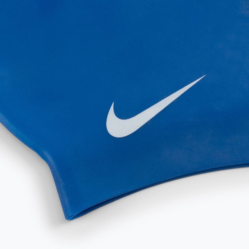 Nike Solid Silicone cuffia nuoto gioco royal 2