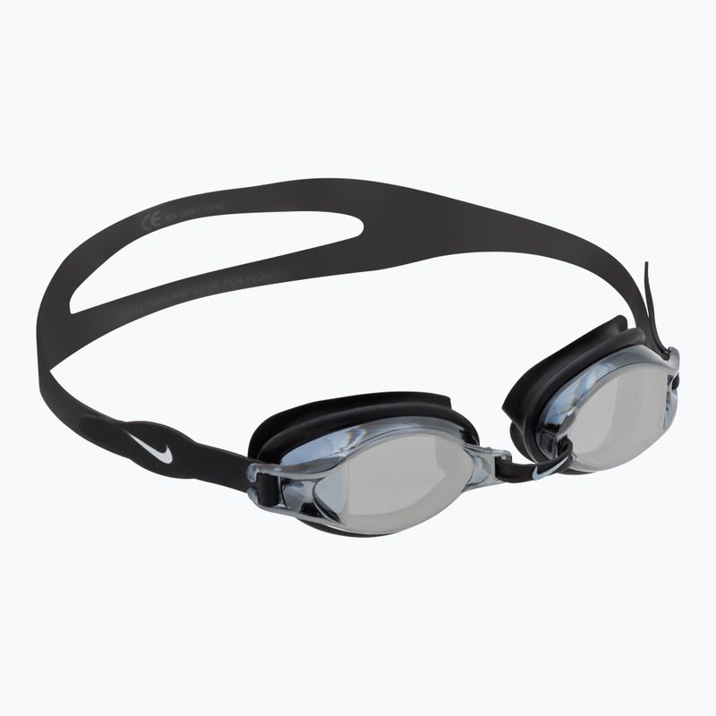 Occhialini da nuoto Nike Chrome Mirror nero