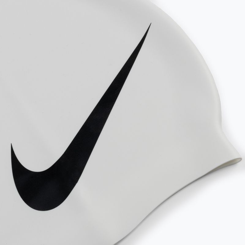 Berretto da bagno Nike Big Swoosh bianco 2