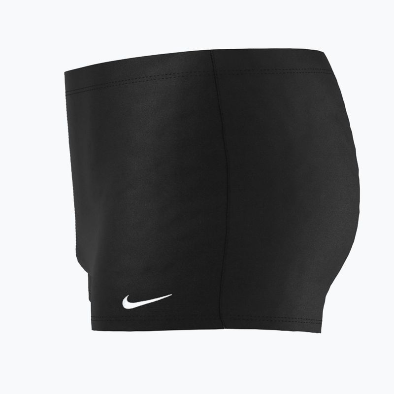 Boxer da bagno a gamba quadrata Nike da uomo, nero 5
