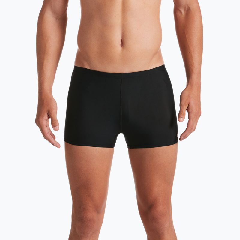 Boxer da bagno a gamba quadrata Nike da uomo, nero 7