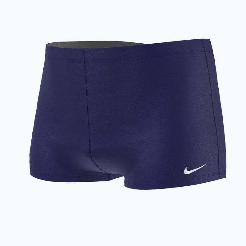 Boxer da bagno Nike Solid Square Leg da uomo mezzanotte marina 4