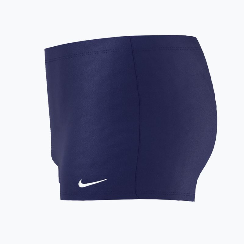 Boxer da bagno Nike Solid Square Leg da uomo mezzanotte marina 5
