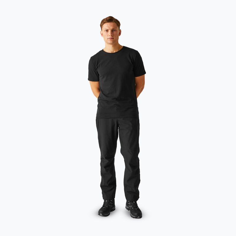 Pantaloni da trekking uomo REGATTA Highton Stretch black 2