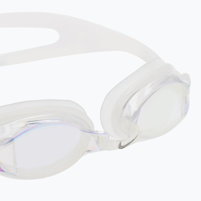 Occhialini da nuoto Nike Chrome Mirror trasparenti 4