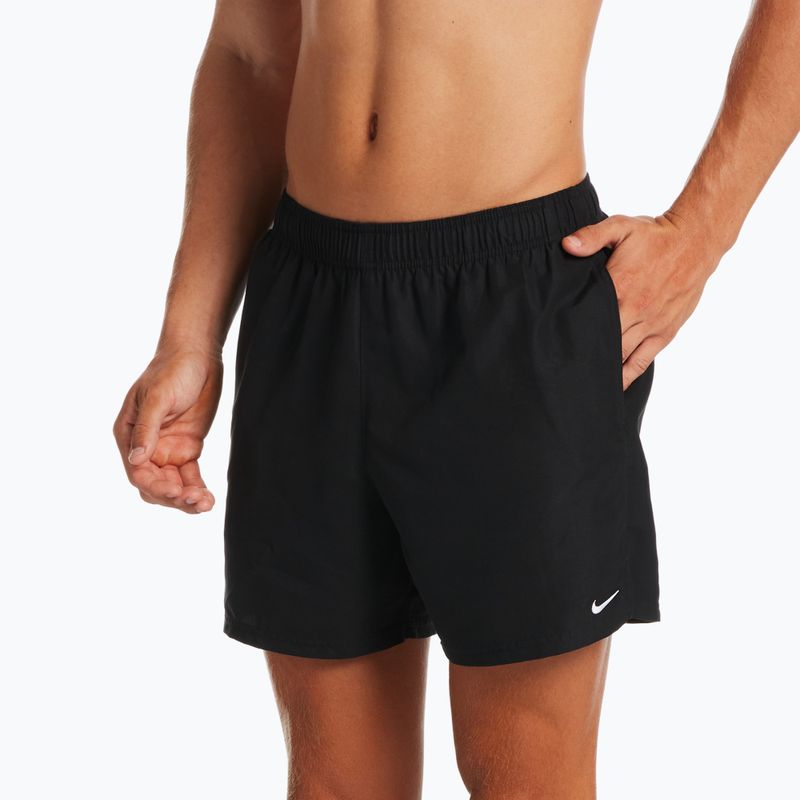Pantaloncini da bagno Nike Essential 5" Volley da uomo, nero