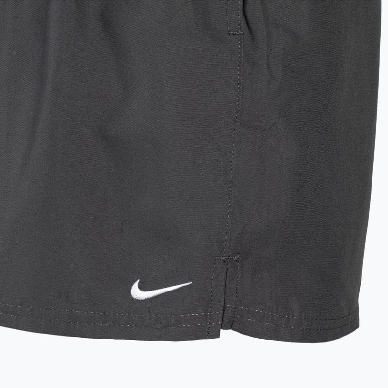 Pantaloncini da bagno Nike Essential 5" Volley da uomo, grigio ferro 6