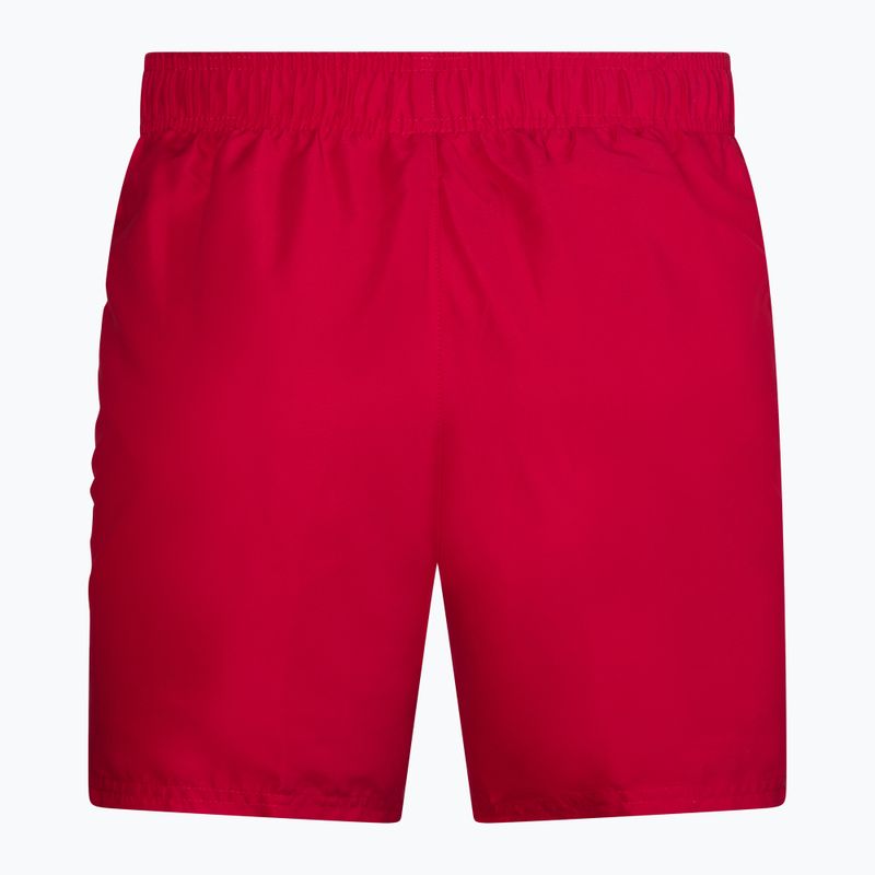 Pantaloncini da bagno Nike Essential 5" Volley Uomo rosso università 4