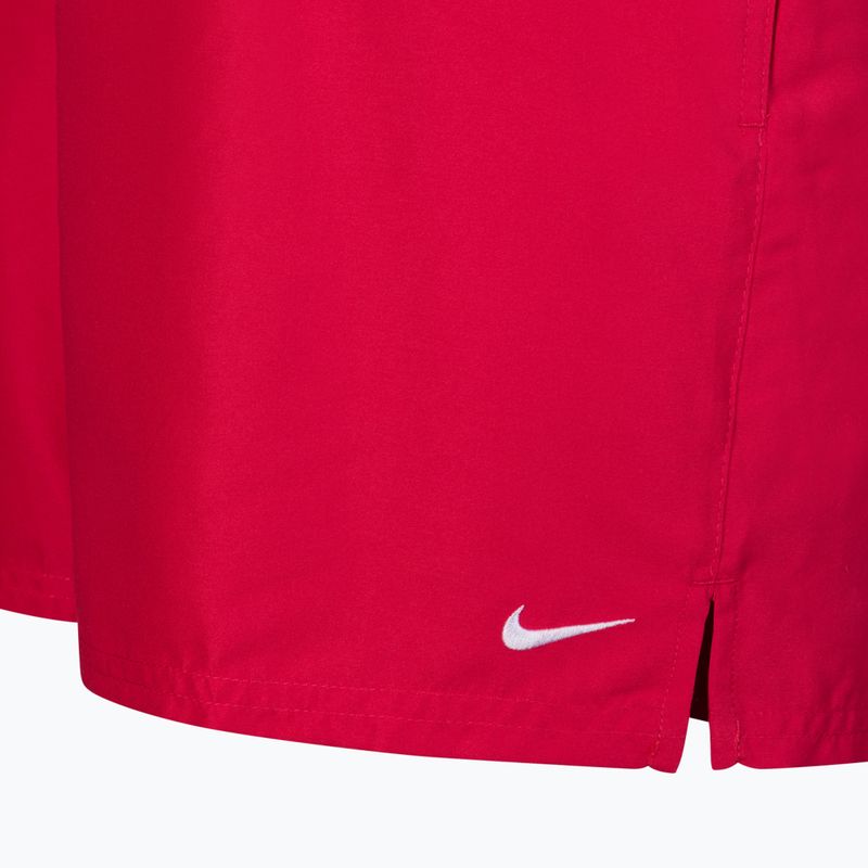 Pantaloncini da bagno Nike Essential 5" Volley Uomo rosso università 5