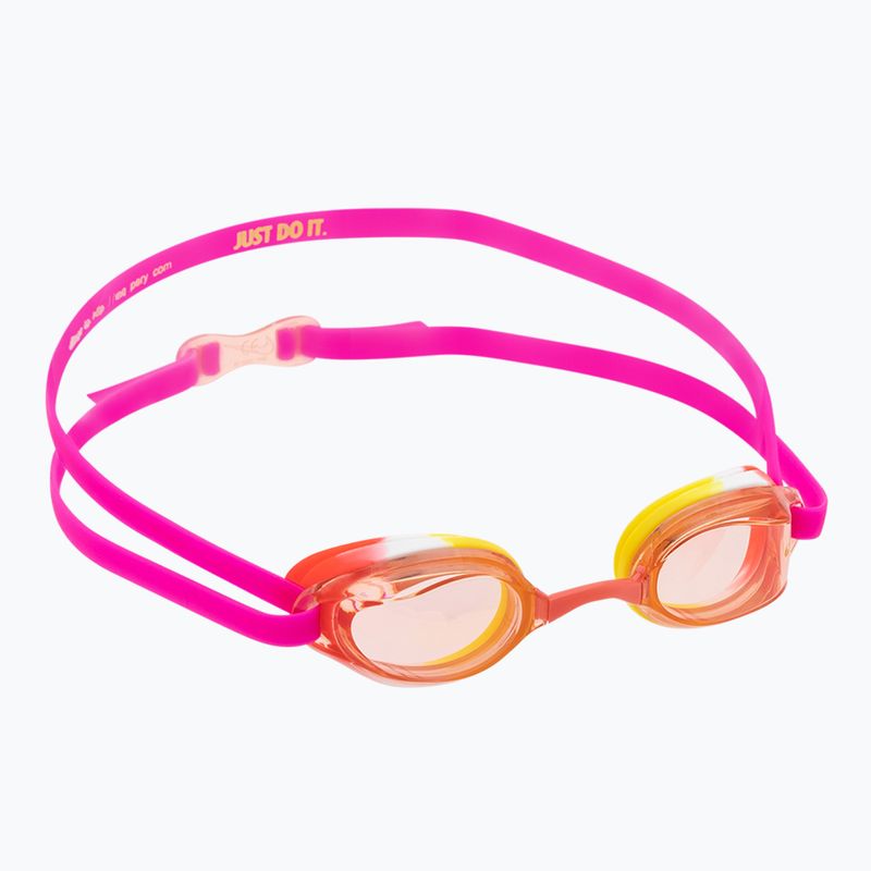 Occhialini da nuoto per bambini Nike Legacy Junior arancione chiaro