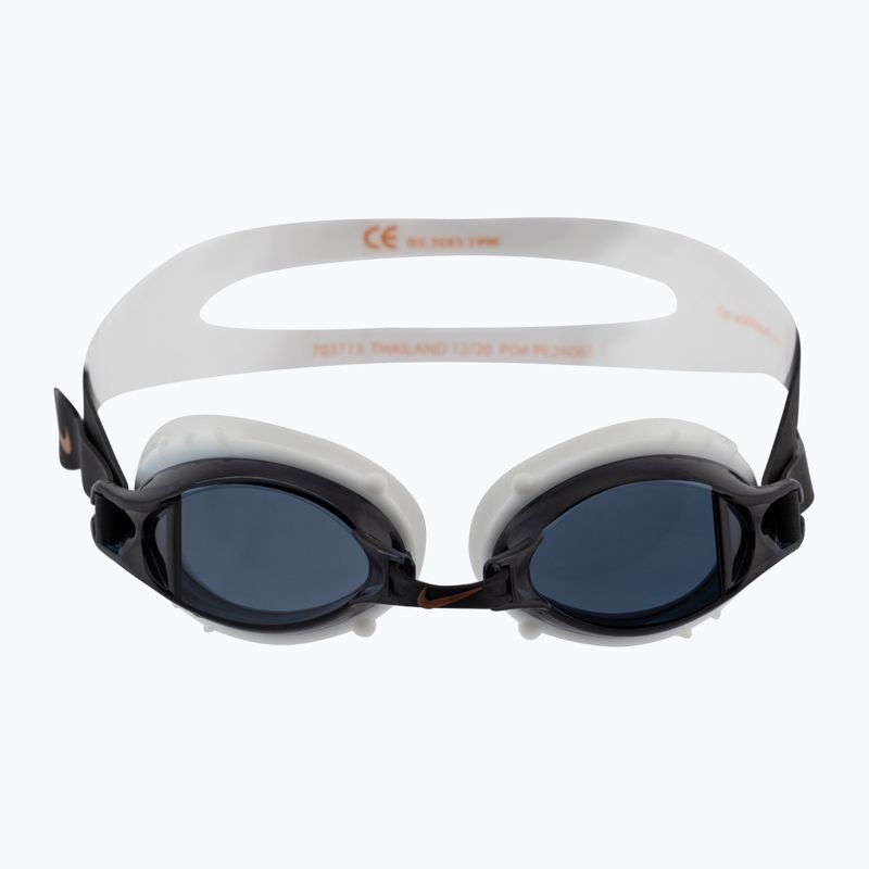 Occhialini da nuoto per bambini Nike Chrome Junior grigio fumo scuro 2