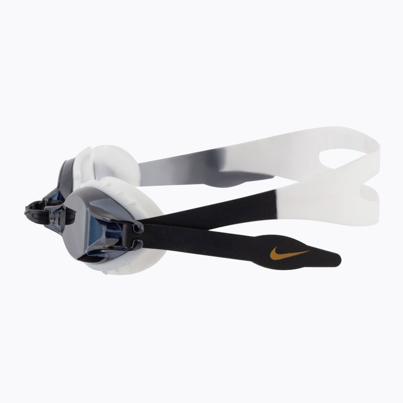Occhialini da nuoto per bambini Nike Chrome Junior grigio fumo scuro 3