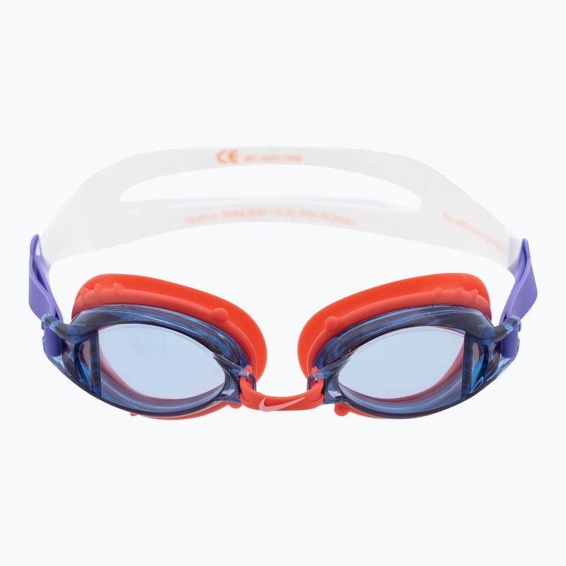 Occhialini da nuoto Nike Chrome Junior laser crimson per bambini 2
