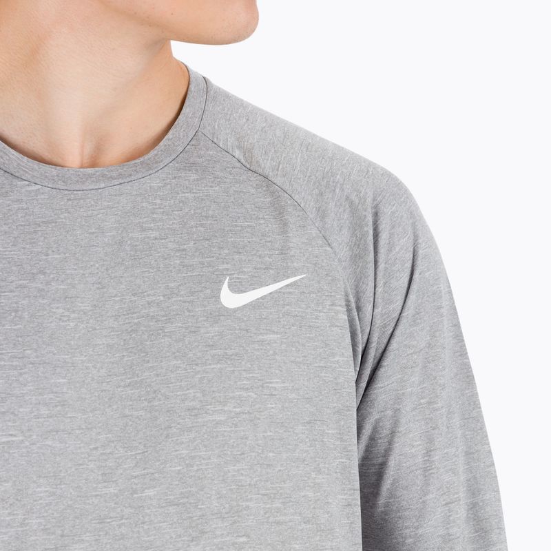 Maniche lunghe da allenamento da uomo Nike Heather particle grey 4