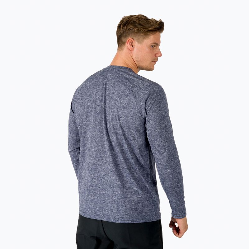 Maniche lunghe da allenamento da uomo Nike Heather midnight navy 4