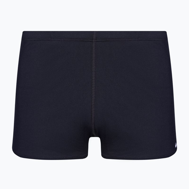 Uomo Nike Hydrastrong Solid Square Leg boxer da bagno nero