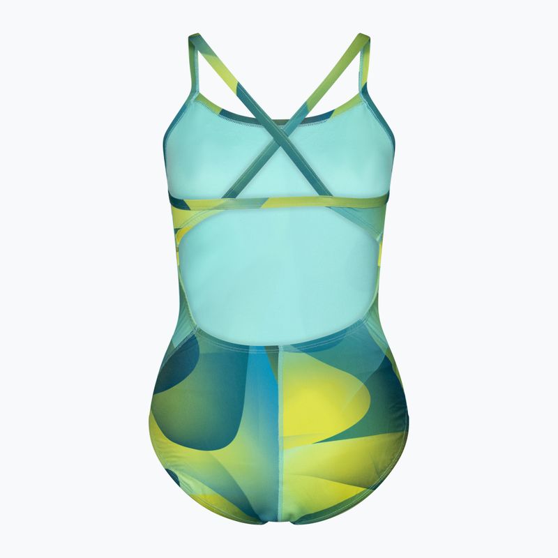 Costume intero donna Nike Spectrum verde 2