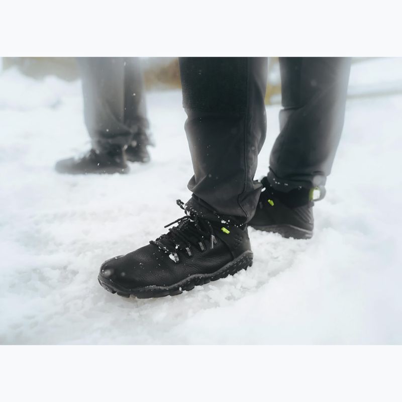 Scarpe da uomo a piedi nudi Vivobarefoot Magna Forest Esc obsidian/lime 9