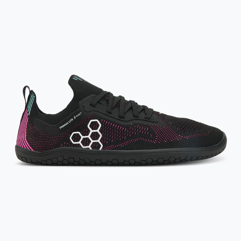 Scarpe barefoot da donna Vivobarefoot Primus Lite Knit obsidian/ vibrant pink 2