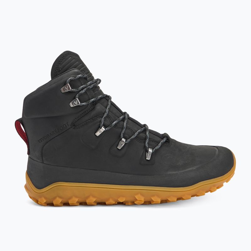 Scarpe a piedi nudi da uomo Vivobarefoot Tracker Pelle ossidiana 2