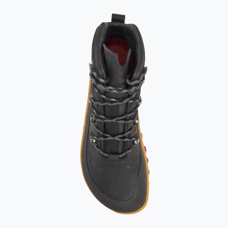 Scarpe a piedi nudi da uomo Vivobarefoot Tracker Pelle ossidiana 5