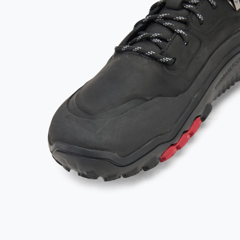 Scarpe da uomo a piedi nudi Vivobarefoot Tracker Leather Low obsidian 6