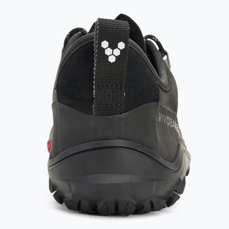 Scarpe da uomo a piedi nudi Vivobarefoot Tracker Leather Low obsidian 7