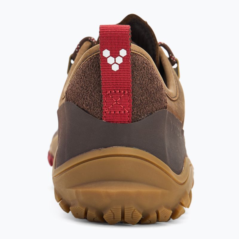 Scarpe da uomo a piedi nudi Vivobarefoot Tracker Leather Low bracken 6