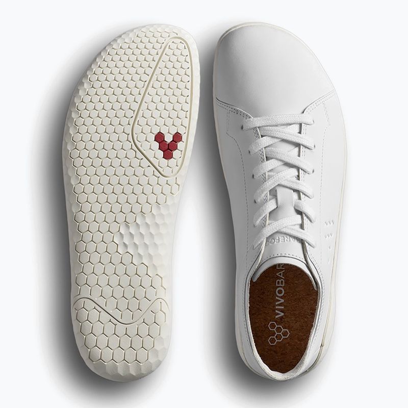 Scarpe barefoot uomo Vivobarefoot Geo Court IV bright white 5