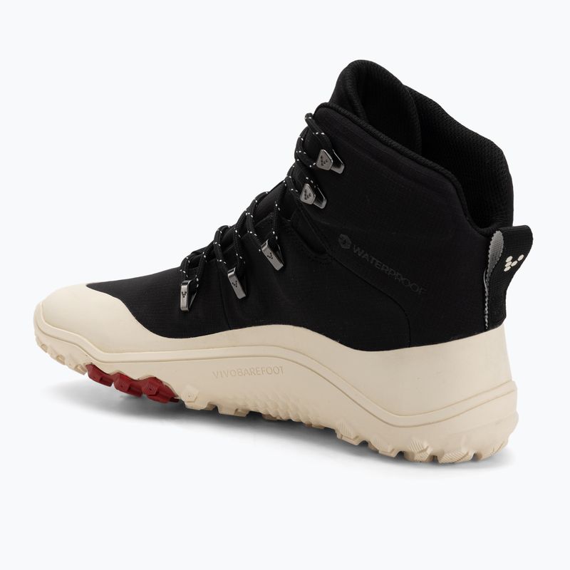 Scarpe da uomo a piedi nudi Vivobarefoot Tracker Textile At ossidiana/bianco 3