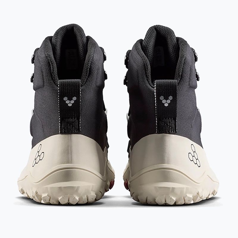 Scarpe da uomo a piedi nudi Vivobarefoot Tracker Textile At ossidiana/bianco 4