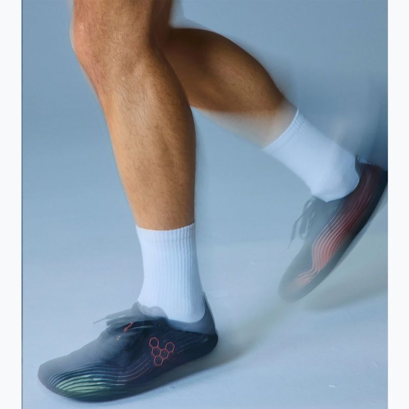 Scarpe barefoot da uomo Vivobarefoot Primus Flow obsidian/cherry tomato 10